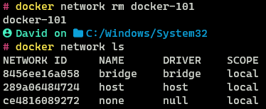 Deleting Docker Network